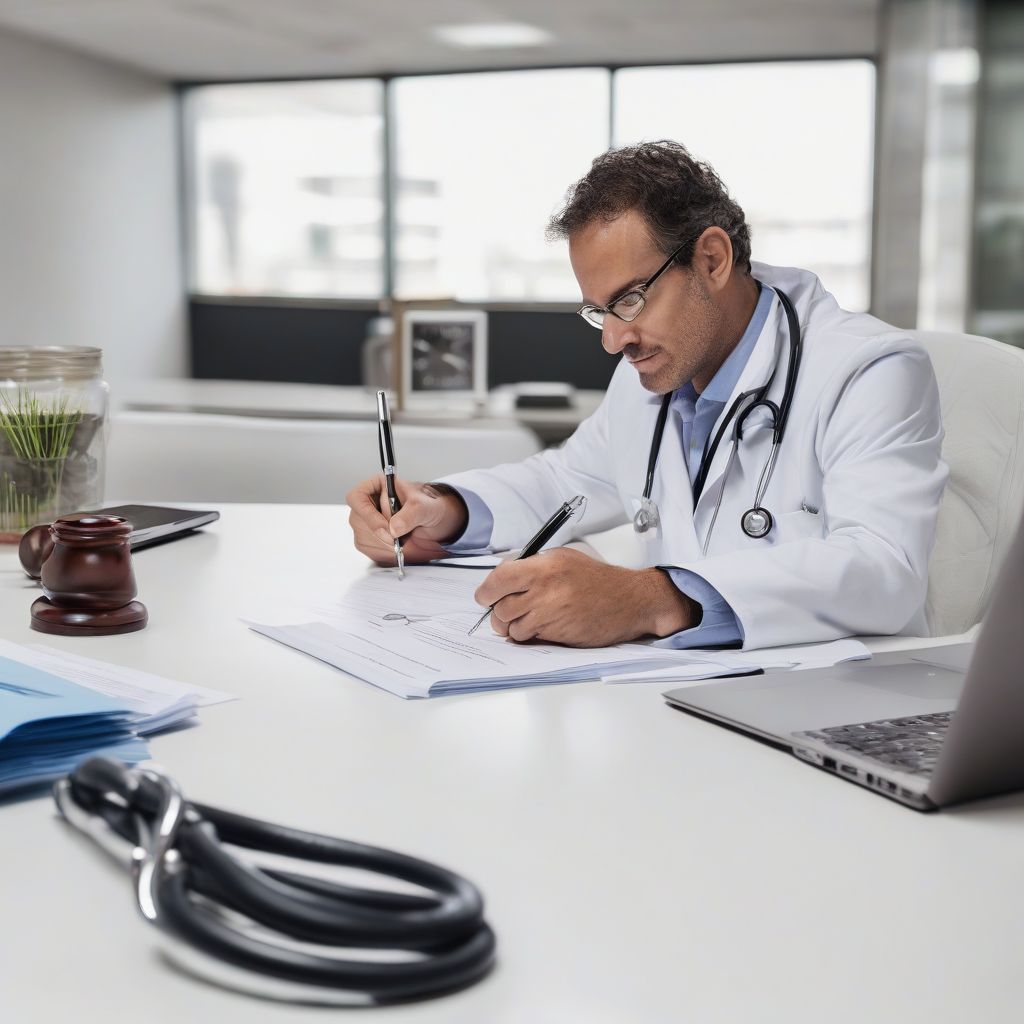 Doctor Signing Mortgage Documents